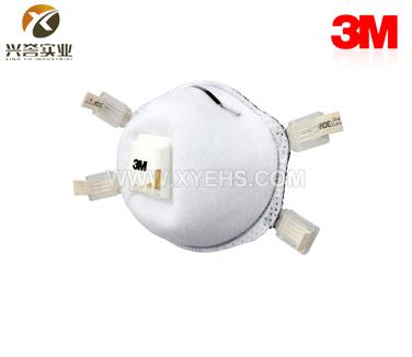 3M 8514 N95帶呼吸閥焊接用工業(yè)防塵口罩（可防護(hù)10倍職業(yè)接觸限值以內(nèi)的臭氧）